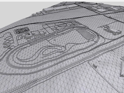 Japan Safe Driving Center Central Safety Training Center 3D Model