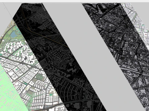 Paesaggio urbano di Friburgo in Brisgovia Germania Modello 3D
