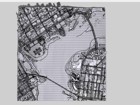 Pemandangan Kota Ottawa Kanada Model 3D