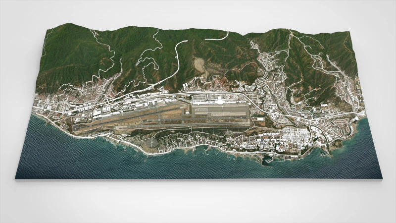 Міський пейзаж Catia la Mar Vargas, штат Венесуела 3D Модель .c4d .max .obj .3ds .fbx .stl .blend