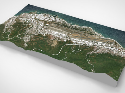 Paisagem urbana Catia la Mar Estado de Vargas Venezuela Modelo 3D