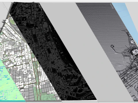 Şehir manzarası Bak&uuml; Azerbaycan 3D Model