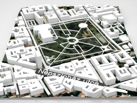 ブダペスト パーク II ヤーノシュ パル パパ テル ハンガリー 3Dモデル