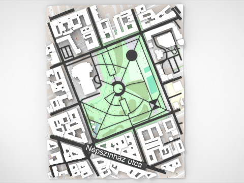 Будапешт Парк II Янош Пал папа тер Венгрия 3D Модель