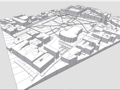 Будапешт Парк II Янош Пал папа тер Венгрия 3D Модель