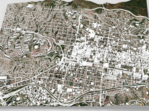 도시 카라카스 베네수엘라 3D 모델