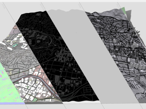 委内瑞拉加拉加斯城市景观 3D 模型