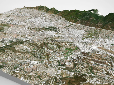 Cityscape Caracas Venezuela 3D Model