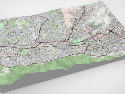 Cityscape Caracas Venezuela 3D Model