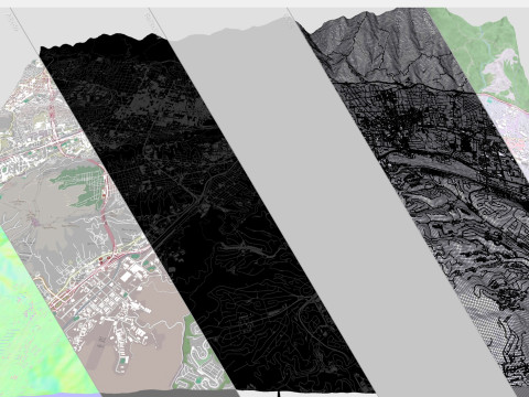 委内瑞拉加拉加斯城市景观 3D 模型