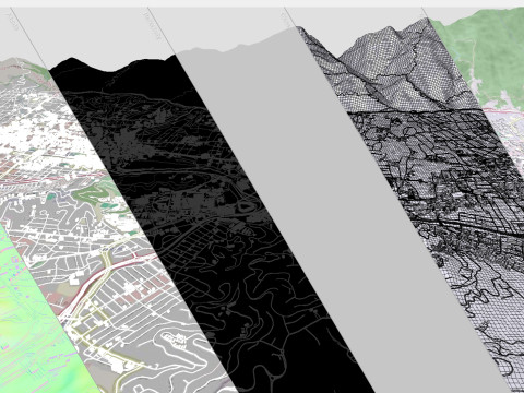 委内瑞拉加拉加斯城市景观 3D 模型