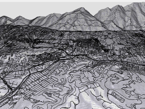 Cityscape Caracas Venezuela 3D Model