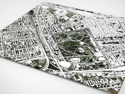 Parco Varosliget Budapest Ungheria Modello 3D