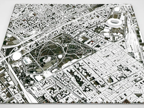 Parco Varosliget Budapest Ungheria Modello 3D