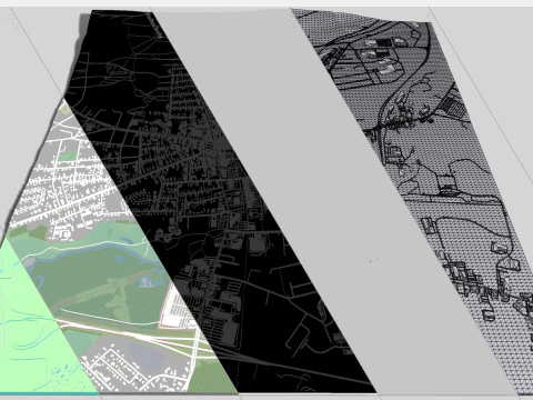 Paesaggio urbano Keene New Hampshire Stati Uniti Modello 3D