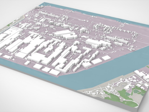 Kokancho Fukuyama Hiroshima Jepang Model 3D