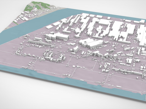 Kokancho Fukuyama Hiroszima Japonia Model 3D