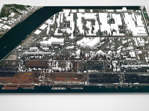 Kokancho Fukuyama Hiroszima Japonia Model 3D