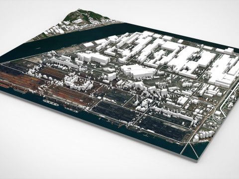 Kokancho Fukuyama Hiroszima Japonia Model 3D