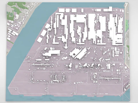 Kokancho Fukuyama Hiroshima Jepang Model 3D