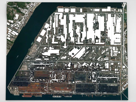 Kokancho Fukuyama Hiroshima Jepang Model 3D