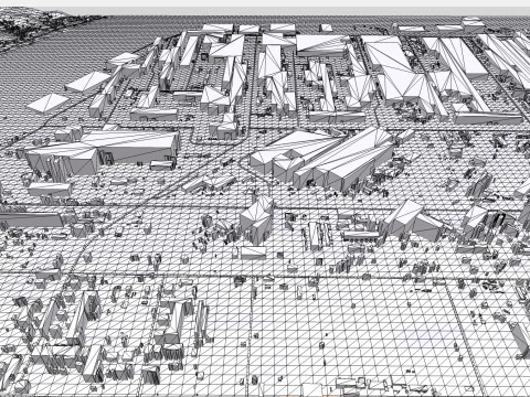 Kokancho Fukuyama Hiroshima Jepang Model 3D