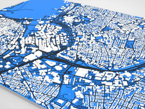 Cityscape Providence United States 3D Model