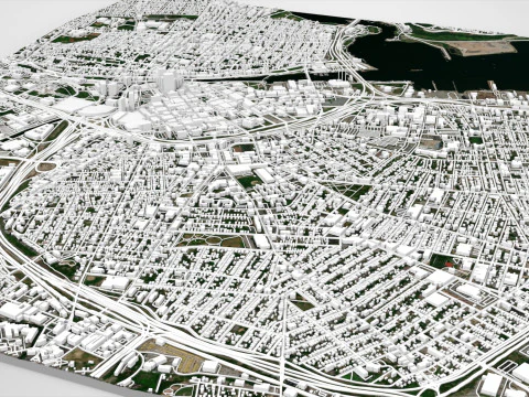 Cityscape Providence United States 3D Model