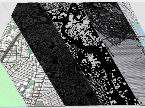 Paesaggio urbano Providence Stati Uniti Modello 3D