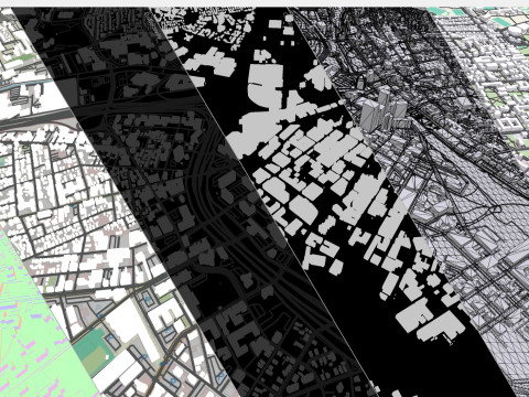 Paesaggio urbano Providence Stati Uniti Modello 3D