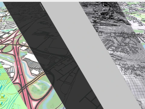 Paesaggio urbano Warwick Inghilterra Modello 3D