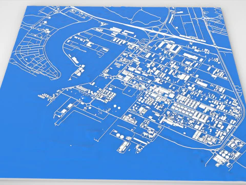 Hamriya Free Zone Sharjah UAE 3D Model