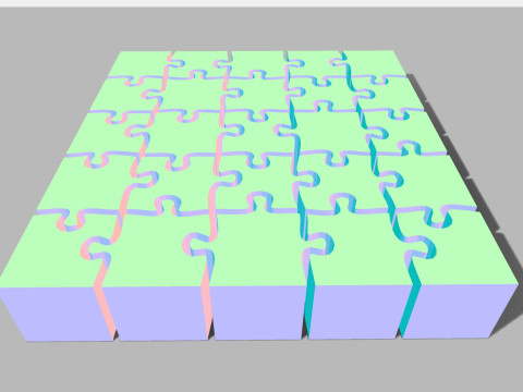 Puzzle Modello 3D