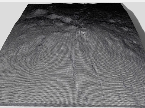 Paesaggio montano Hallasan Corea del Sud Modello 3D