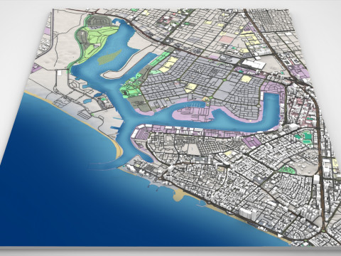 Ajman Free Zone UAE 3D Model