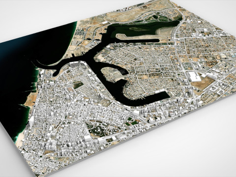 Zona franca di Ajman Emirati Arabi Uniti Modello 3D