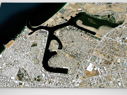 Zona franca di Ajman Emirati Arabi Uniti Modello 3D