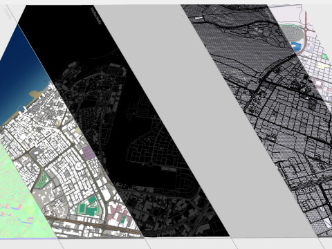 Zona franca di Ajman Emirati Arabi Uniti Modello 3D