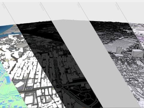 Zona franca di Ajman Emirati Arabi Uniti Modello 3D