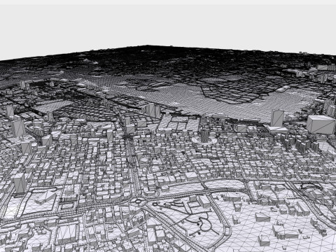 Zona franca di Ajman Emirati Arabi Uniti Modello 3D