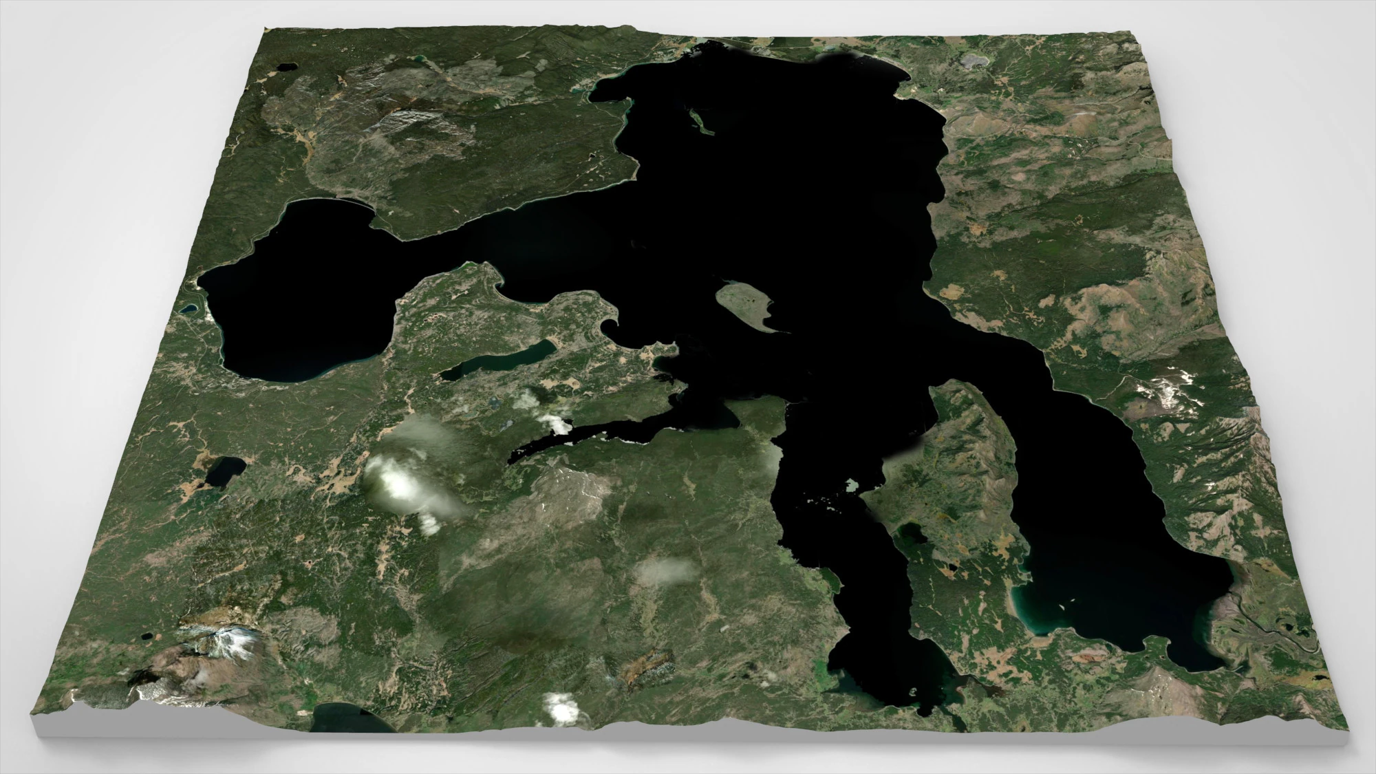 Yellowstone Lake Wyoming USA 3D Model .c4d .max .obj .3ds .fbx .stl .blend 