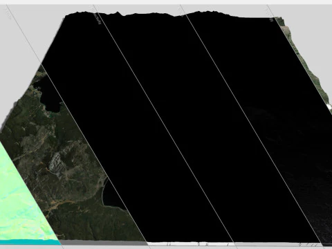 Yellowstone Lake Wyoming USA 3D Model