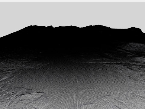 옐로스톤 호수 와이오밍 미국 3D 모델