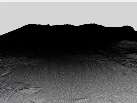 Yellowstone Lake Wyoming USA 3D Model