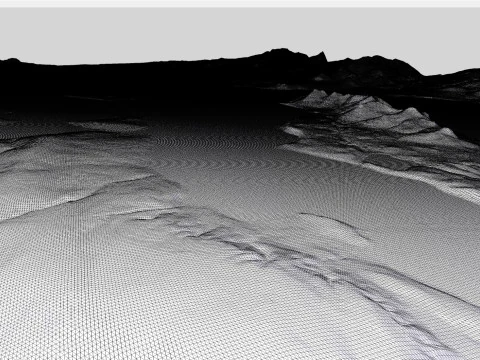 Yellowstone Lake Wyoming USA 3D Model