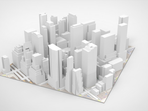 La Catedral de San Patricio, la iglesia católica de Nueva York, EE.UU. Modelo 3D