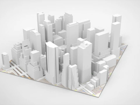 Собор Святого Патріка Католицька церква Нью-Йорк США 3D Модель