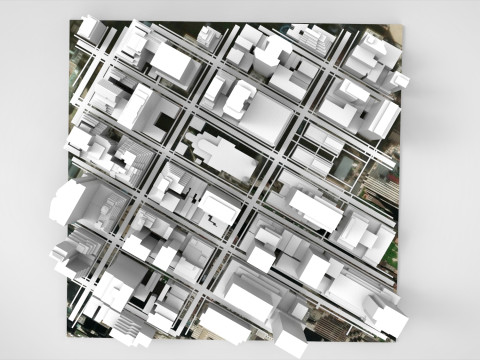 La Catedral de San Patricio, la iglesia católica de Nueva York, EE.UU. Modelo 3D