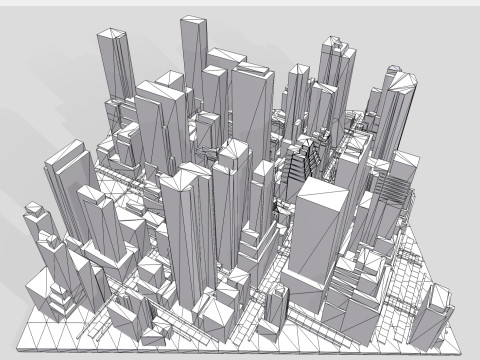 La Catedral de San Patricio, la iglesia católica de Nueva York, EE.UU. Modelo 3D