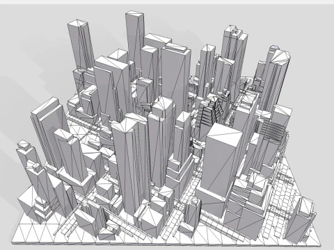 Собор Святого Патріка Католицька церква Нью-Йорк США 3D Модель